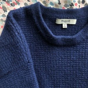 Madewell waffle stitch sweater